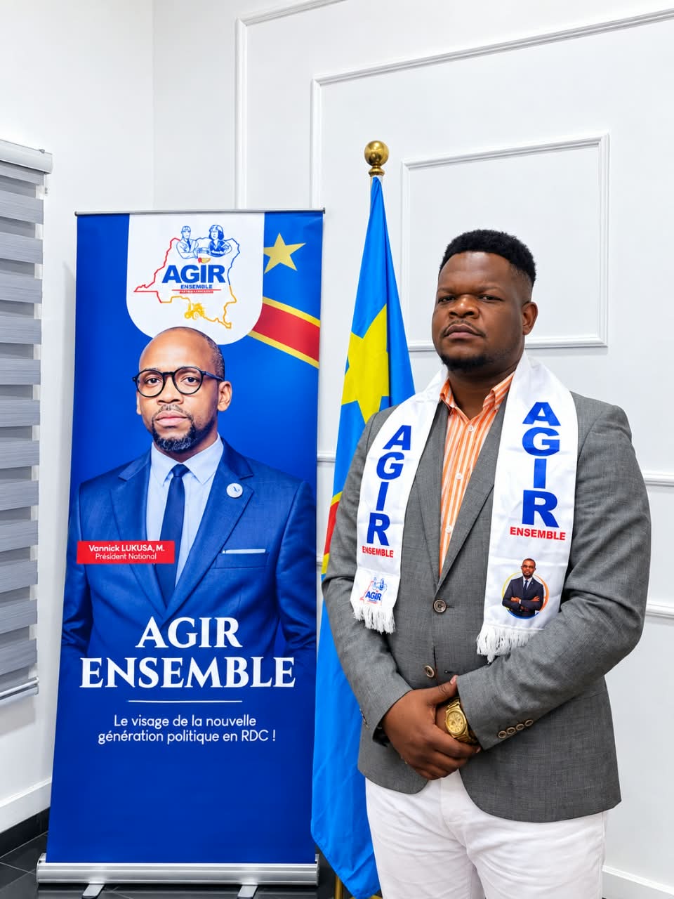 M Roland TAMBWE/ Secrétaire Général Kinshasa 